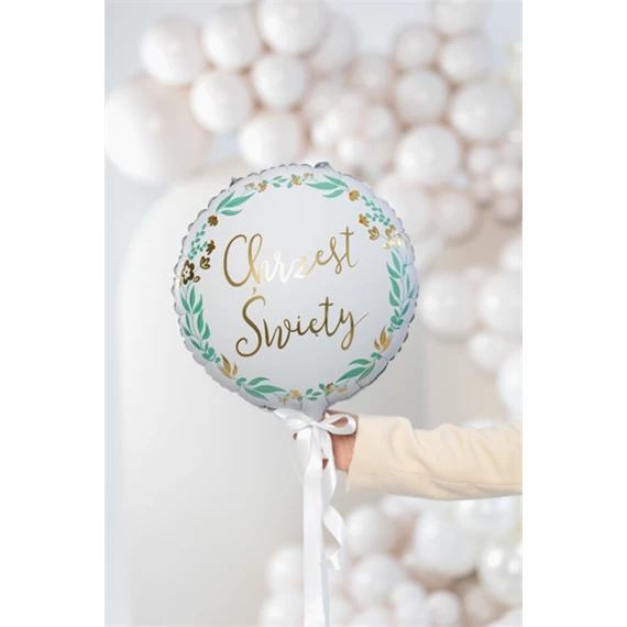 Lufi chrzest swiety fólia 45 cm mix