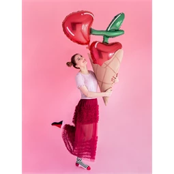 Lufi cseresznye fólia 88x73 cm mix