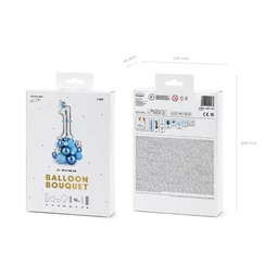 Lufi csokor 1-es szám kék 90x140 cm