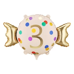 Lufi cukorka 3-as fólia 61x37 cm keverék