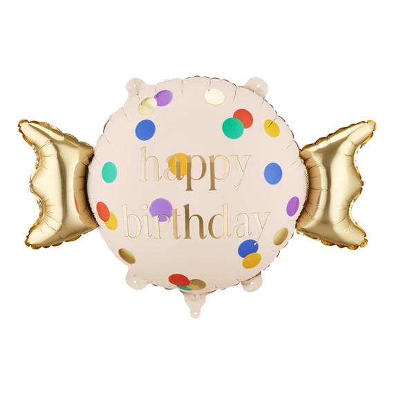 Lufi cukorka boldog születésnapot 61x37 cm keverék