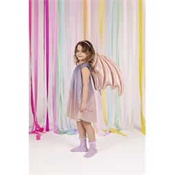 Lufi denevérszárny fólia rózsaszín irizáló 85x50 cm