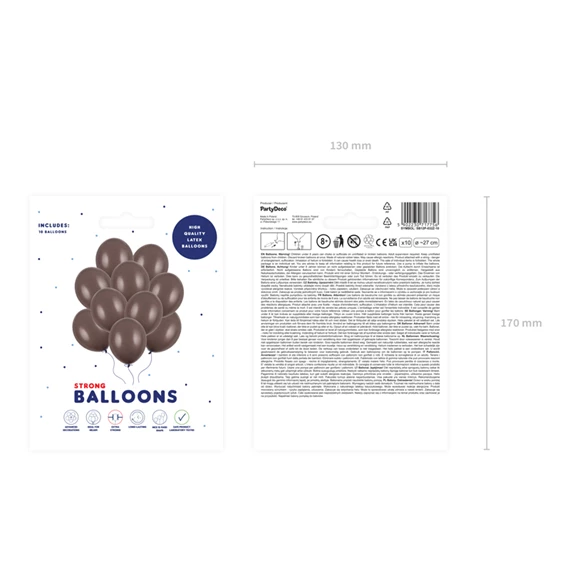 Lufi erős 27 cm pasztell kakaóbarna S/10