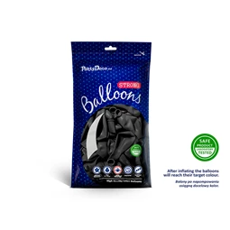 Lufi erős 30 cm fémes fekete S/100