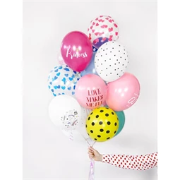 Lufi erős 30 cm pasztell búzavirágkék S/10