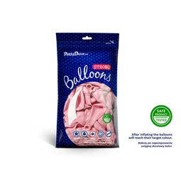 Lufi erős 30 cm pasztell halvány rózsaszín S/100