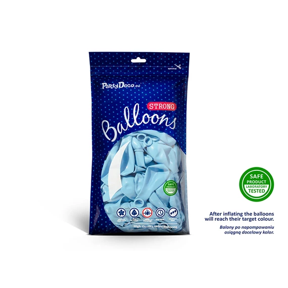 Lufi erős 30 cm pasztell világoskék S/50