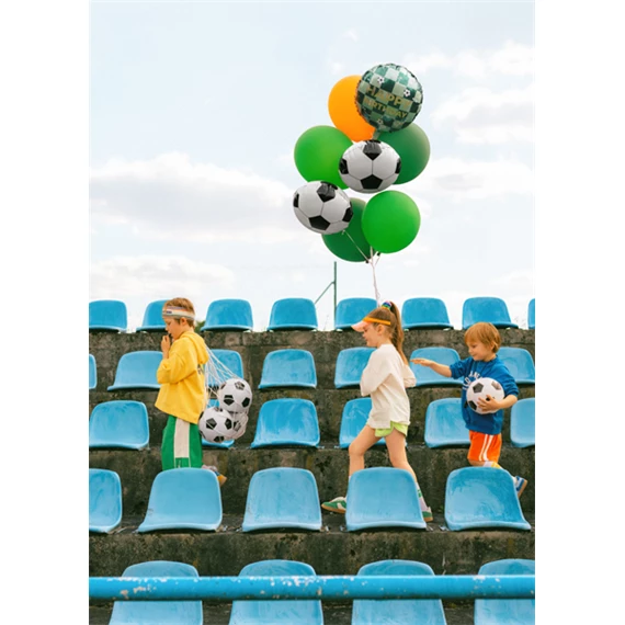 Lufi focilabda fólia 35x35 cm többszínű