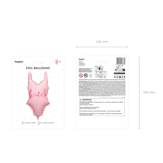 Lufi fürdőruha fólia 46x76 cm mix