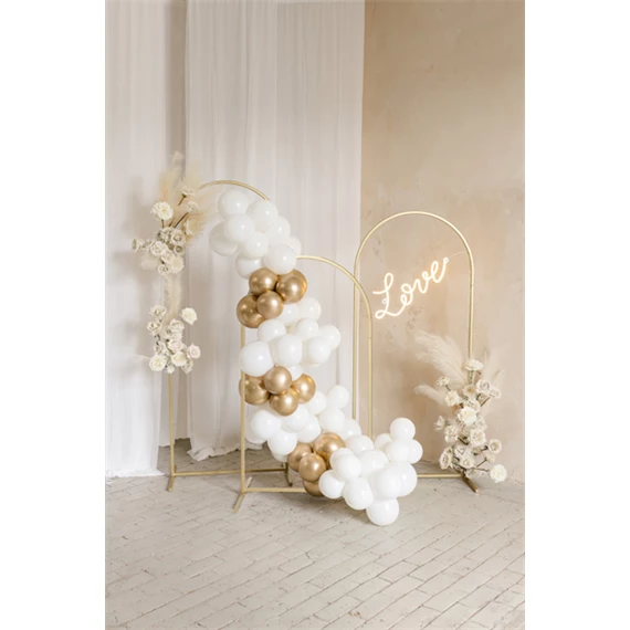 Lufi girland fehér és arany 200 cm S/60