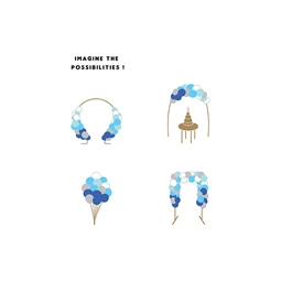 Lufi girland kék 200 cm S/60