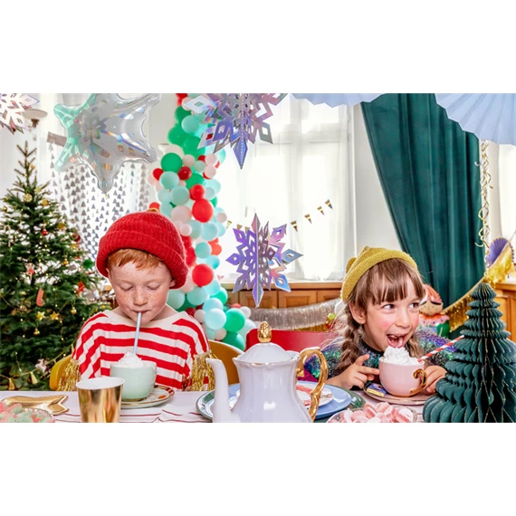 Lufi hópehely fólia 64x66 cm irizáló