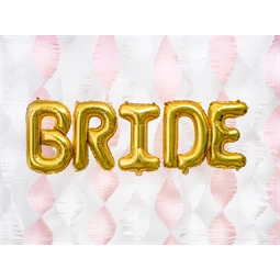 Lufi i betű fólia 35 cm arany