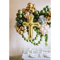 Lufi kereszt fólia 103,5x74,5 cm arany