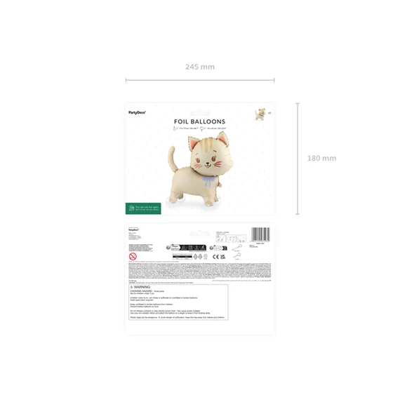 Lufi macska kerekeken 61x65 cm vegyes