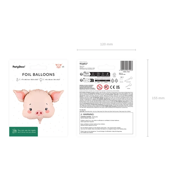 Lufi malac fólia 61x36 cm vegyes