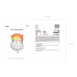 Lufi mikulás fólia 26x31 cm mix S/5