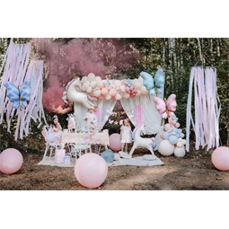 Lufi pillangó fólia 69x69 cm rózsaszín