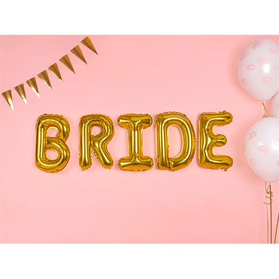 Lufi r betű fólia 35 cm arany