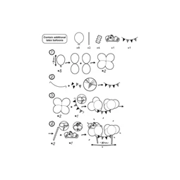 Lufi tortadísz autó, mix, 29 cm