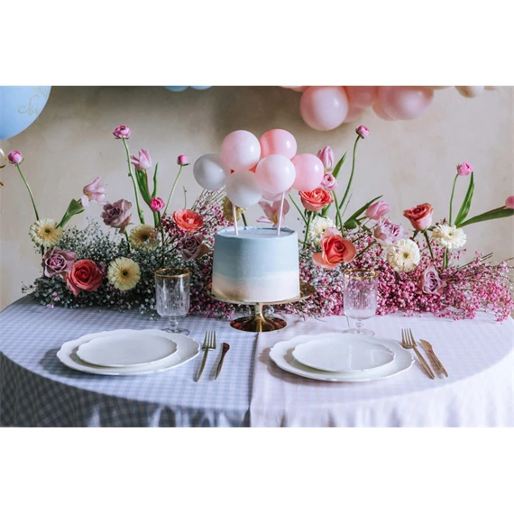 Lufi tortadísz rózsaszín 29 cm