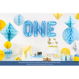 Lufi x betű fólia 35 cm kék