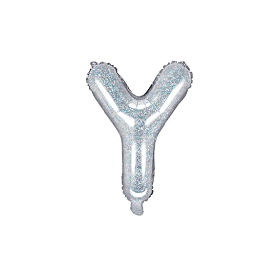 Lufi y betű fólia 35 cm irizáló