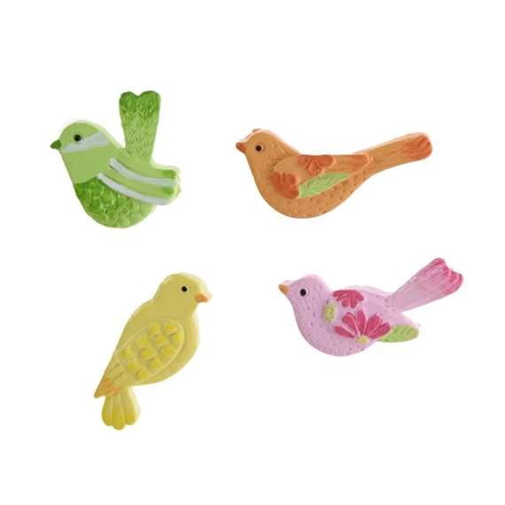 Madár öntapadós 3x2,7x0,5 cm S/12