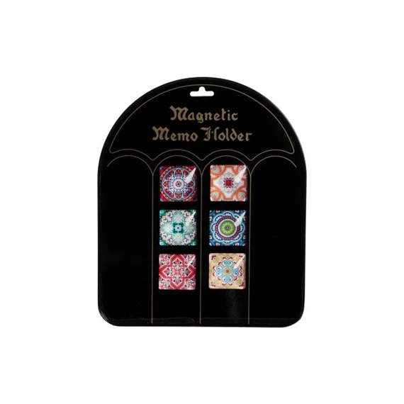 Mágnes Mandala 4x1x4 cm 6 féle