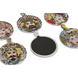 Mágnes 6x0,7x8 cm 6 féle