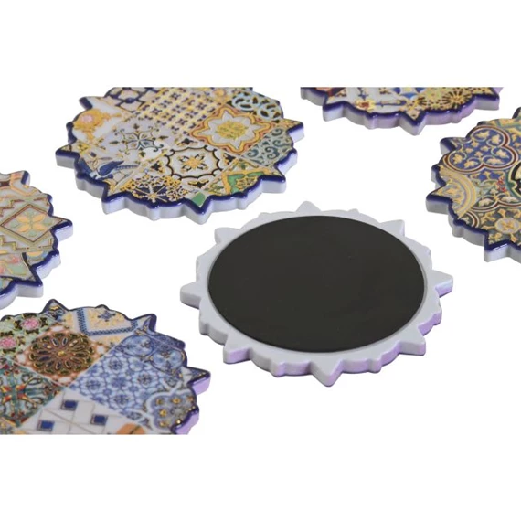 Mágnes 7,5x0,7x7,5 cm 6 féle