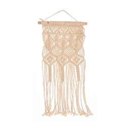 Makramé dekor, akasztós 25x66 cm