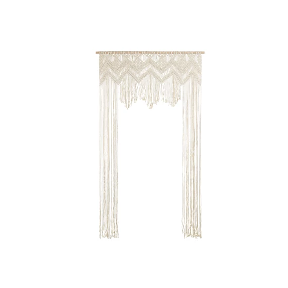 Makramé törtfehér 104 x 182 cm
