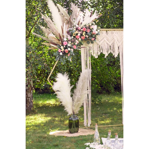 Makramé törtfehér 104 x 182 cm