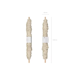 Makramé törtfehér 104 x 182 cm