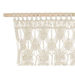 Makramé törtfehér 94,5x171 cm