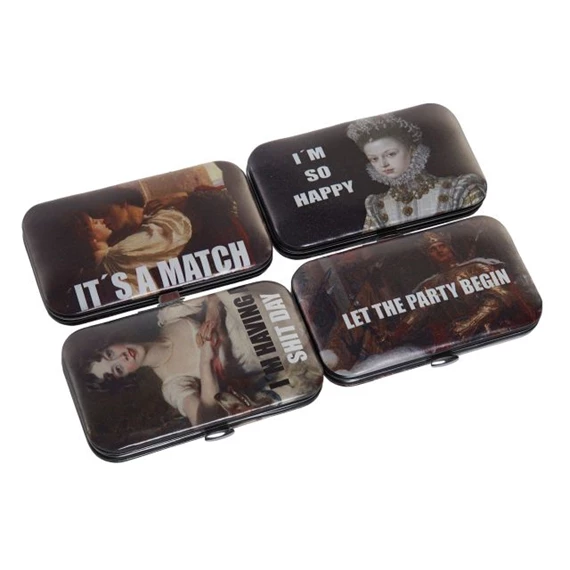 Manikűr szett 11x6,5x2 cm 4 féle S/5