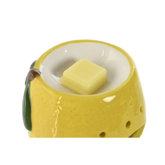 Mécses szett citromos 9x9x9 cm S/7
