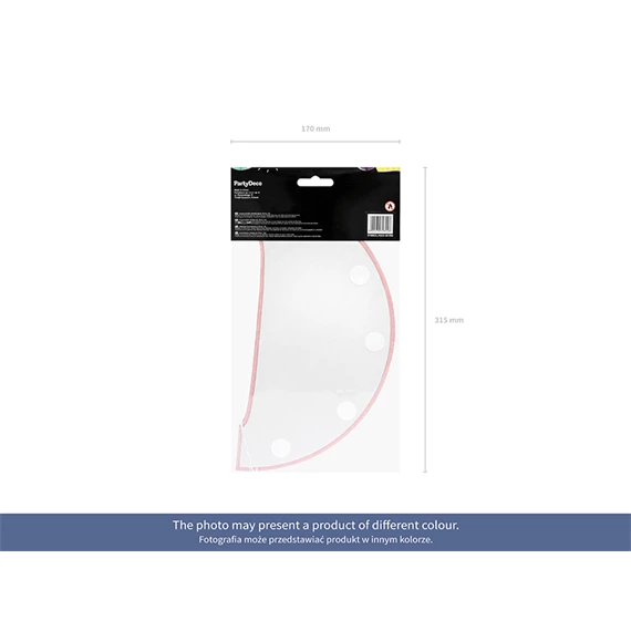 Méhsejt dekor gömb égkék 30 cm