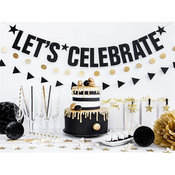 Méhsejt dekor gömb fekete 10 cm