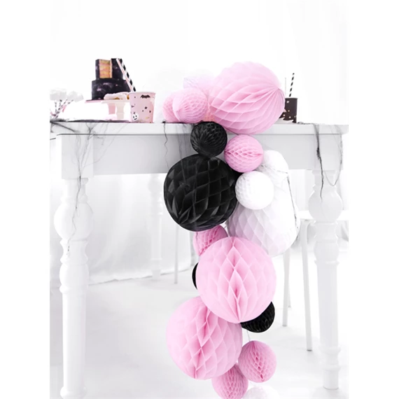 Méhsejt dekor gömb fekete 20 cm