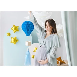 Méhsejt hőlégballon kék