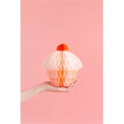 Mézeskalács papír dekoráció cupcake 20 cm