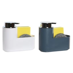 Mosogatószer adagoló szivaccsal 17x7,5x15 cm 2 féle