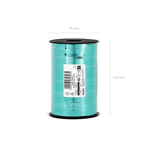 Műanyag szalag türkiz 5 mm x 225 m