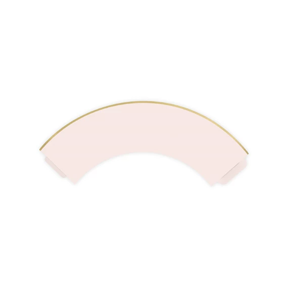 Muffin papír 4,8x7,6x4,6 cm rószaszín S/6