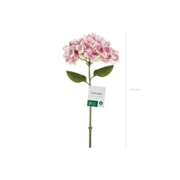 Művirág hortenzia 35 cm világos rózsaszín