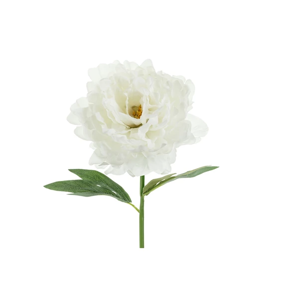 Művirág pünkösdi rózsa 35 cm fehér