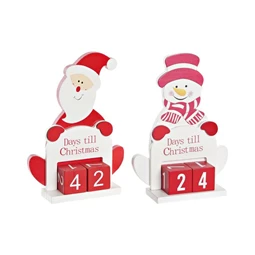 Naptár adventi 13x4x18 cm 2 féle