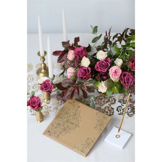 Nyomott organza fehér 0,36 cm x 9 m